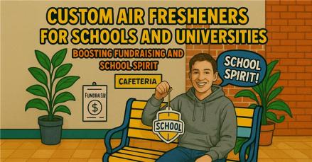 Custom Air Fresheners for Schools and Universities: Boosting Fundraising and School Spirit